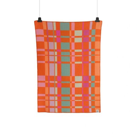 Røros Tweed,Lammwolldecke City 135 x 200 cm von Røros Tweed,orange,Wohntextilien,Plaids