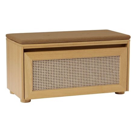 Umage Aufbewahrungsbank mit Kissen Hideaway von Umage Venetian Cane, Sugar Brown