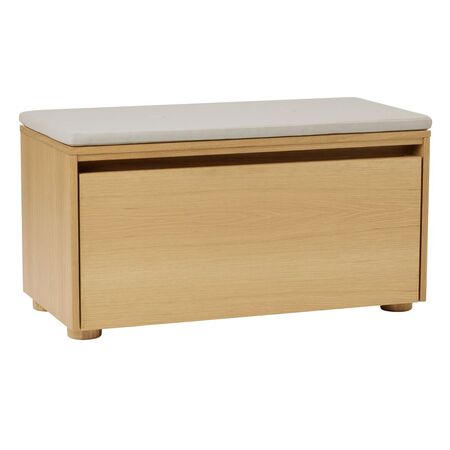 Umage Aufbewahrungsbank mit Kissen Hideaway von Umage Veneered, White Sands