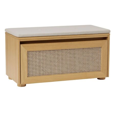 Umage Aufbewahrungsbank mit Kissen Hideaway von Umage Venetian Cane, White Sands