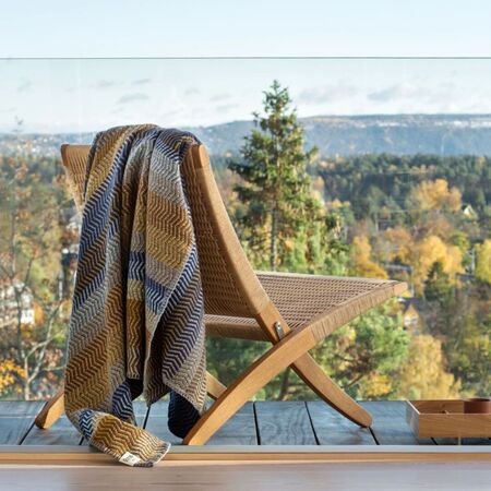 Røros Tweed Lammwolldecke Fri 150 x 200 cm von Røros Tweed