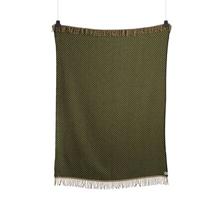 Røros Tweed,Lammwolldecke Isak 150 x 210 cm von Røros Tweed,Green Meadow,Wohntextilien,Plaids