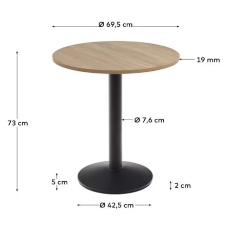 Kave_Home_Hoher_Runder_Tisch_Dina_Natur_Metallbein_Schwarz_69_cm_Details
