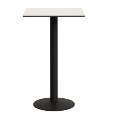 Kave Home Stehtisch Esilda 60 x 60 cm von Kave Home Weiss / Schwarz
