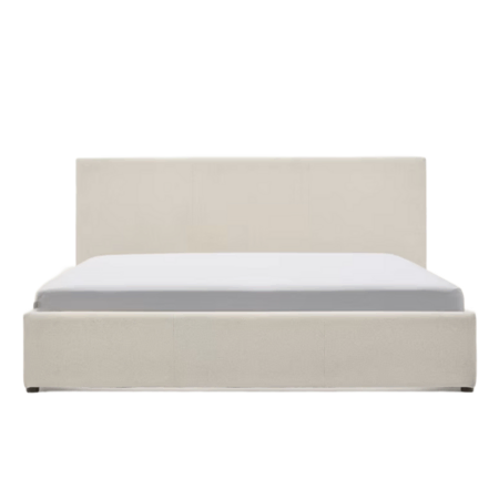 Kave Home Bett mit Bettkasten Nahiri von Kave Home B: 171 cm / Matratze - B: 160 cm / T: 215 cm, Beige