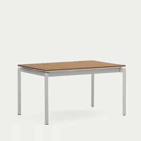 Kave_Home_Gartentisch_Canyelles_ausziehbar_Hellgrau_140-200_1