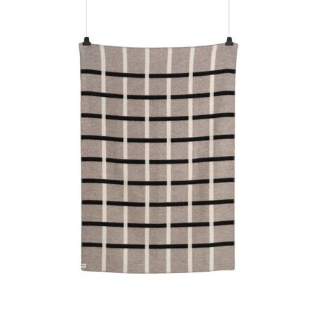 Røros Tweed Lammwolldecke Knut 135 x 200 cm von Røros Tweed Taubengrau