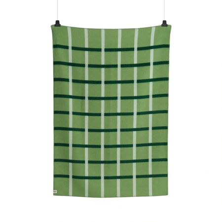 Røros Tweed Lammwolldecke Knut 135 x 200 cm von Røros Tweed Feldgrün