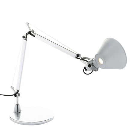 Artemide Tolomeo Micro LED mit Fuss von Artemide 2700K, Aluminium
