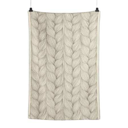 Røros Tweed Lammwolldecke Naturpledd 135 x 200 cm von Røros Tweed Flette