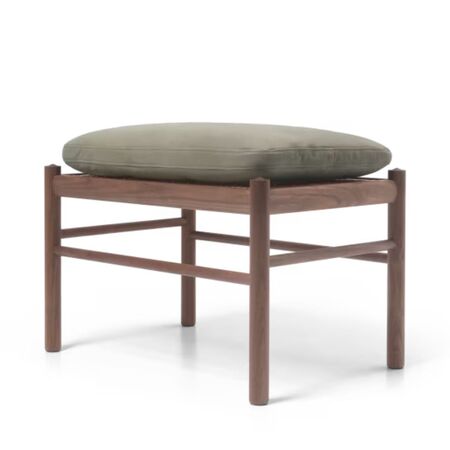 Carl Hansen & Søn OW149F Fusshocker von Carl Hansen & Son Terra Jade 20368, Walnuss geölt