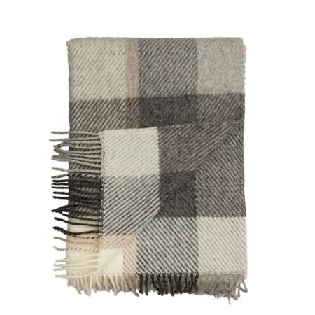 Røros Tweed Lammwolldecke Myrull 140 x 220 cm von Røros Tweed Natural
