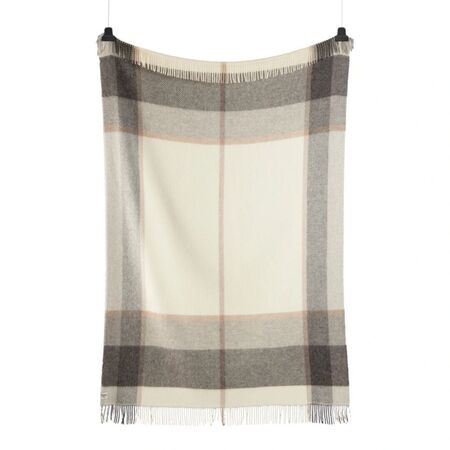Røros Tweed Lammwolldecke Myrull 140 x 220 cm von Røros Tweed Natural