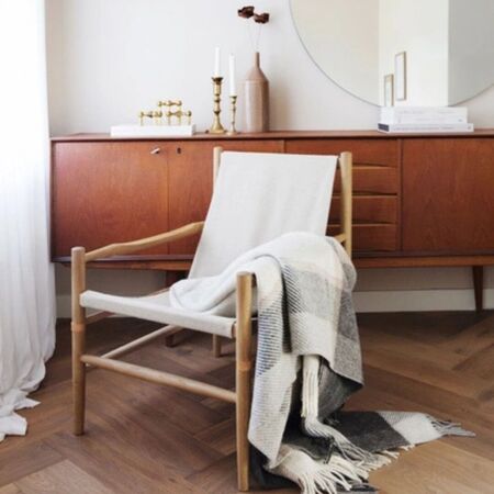 Røros Tweed Lammwolldecke Myrull 140 x 220 cm von Røros Tweed