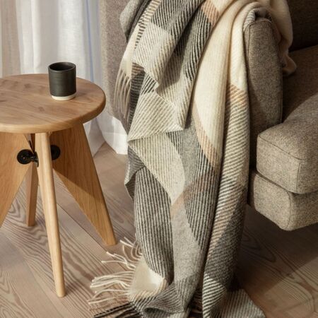 Røros Tweed Lammwolldecke Myrull 140 x 220 cm von Røros Tweed