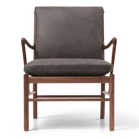 Carl Hansen & Søn OW 149 Chair mit Lederbezug von Carl Hansen & Son Terra Raku 20367, Walnuss geölt