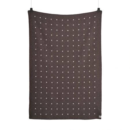 Røros Tweed Lammwolldecke Pastille 135 x 200 cm von Røros Tweed Black and White