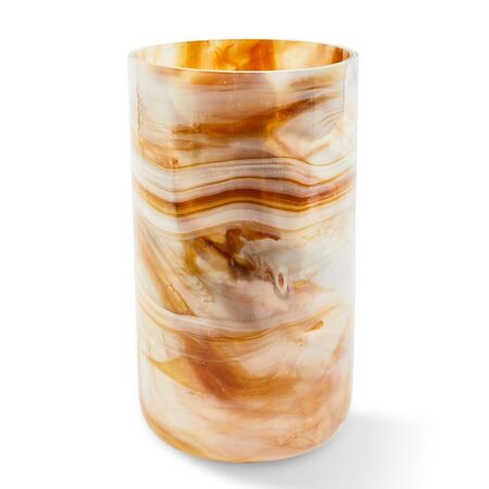 Pols Potten Glasvase Marbled von Pols Potten Beige