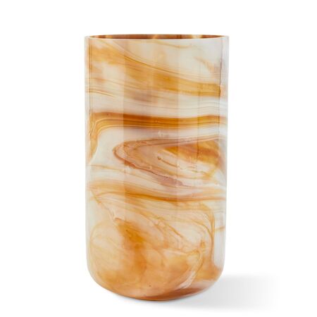 Pols Potten Glasvase Marbled von Pols Potten Beige