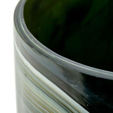 Pols Potten Glasvase Marbled von Pols Potten Dunkelgrün