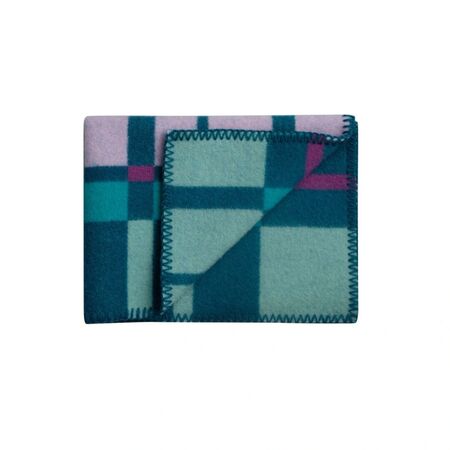 Røros Tweed Baby Lammwolldecke City 67 x 100 cm von Røros Tweed Aqua