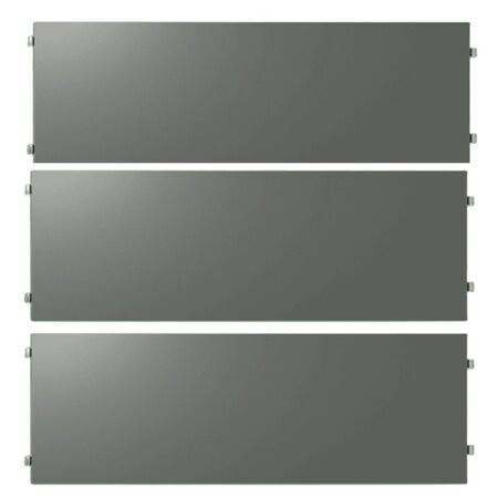 String Furniture Shelves / Pack 3 Darkgrau, B: 58 cm, T: 20 cm