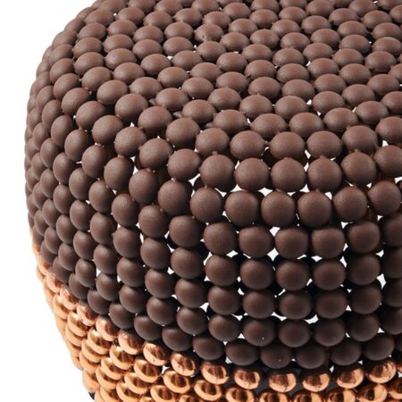 Pols Potten Striped Stool Dot von Pols Potten Dunkelbraun