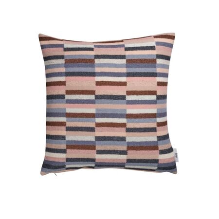 Røros Tweed Lammwollkissen Ida 50 x 50 cm von Røros Tweed Rosa Blue
