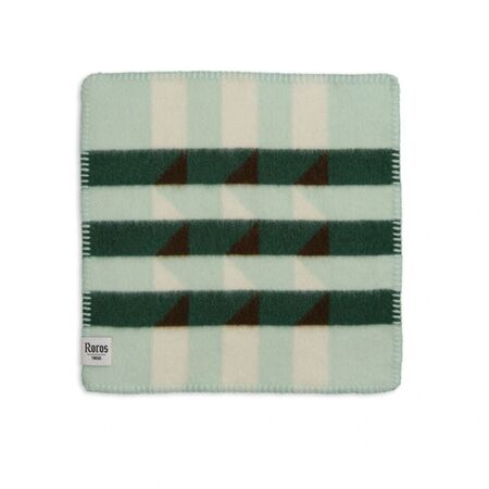 Røros Tweed Sitzkissen aus Lammwolle Kvam im 4er Set von Røros Tweed Green
