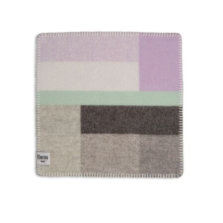 Røros Tweed Sitzkissen aus Lammwolle Mikkel im 4er Set von Røros Tweed Grau