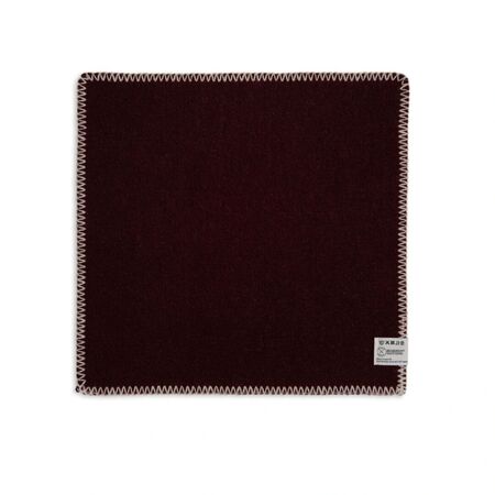 Røros Tweed Sitzkissen aus Lammwolle Stemor im 4er Set von Røros Tweed Weinrot