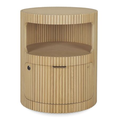 Ethnicraft_50793_Boomerang_drawer_unit_oak_1_drawer_with_keylock