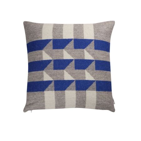 Røros Tweed Lammwollkissen Kvam 50 x 50 cm von Røros Tweed Blue