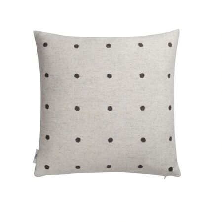 Røros Tweed Lammwollkissen Pastille 50 x 50 cm von Røros Tweed Black and White
