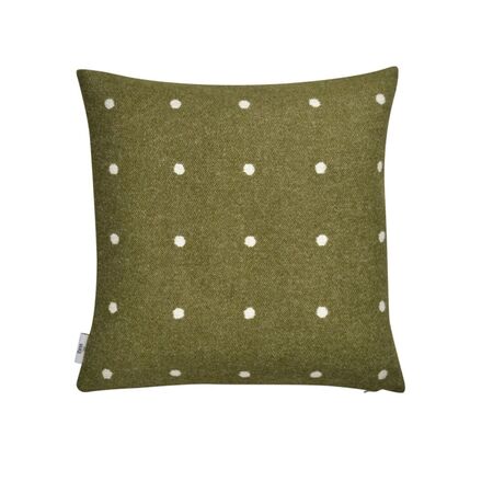 Røros Tweed Lammwollkissen Pastille 50 x 50 cm von Røros Tweed Green Moss