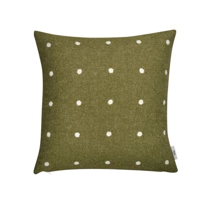 Røros Tweed Lammwollkissen Pastille 50 x 50 cm von Røros Tweed Green Moss