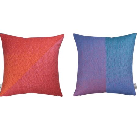 Røros Tweed Lammwollkissen Portør 50 x 50 cm von Røros Tweed Rosehip