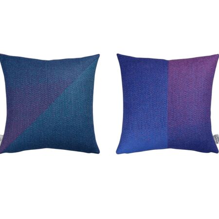 Røros Tweed Lammwollkissen Portør 50 x 50 cm von Røros Tweed Lila