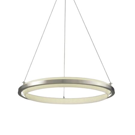 Santa & Cole Pendelleuchte Nimba 120 von Santa & Cole Hellrosa RAL 3015, Weiss / Weiss, Matte finish. Dimmable 1-10V