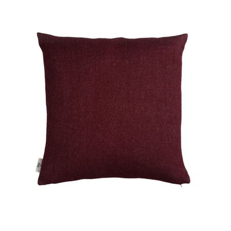 Røros Tweed Lammwollkissen Stemor 50 x 50 cm von Røros Tweed Weinrot