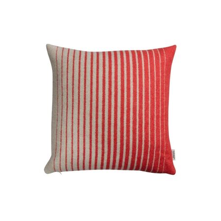 Røros Tweed,Lammwollkissen Åsmund Gradient 50 x 50 cm von Røros Tweed,Rot/Türkis,Wohntextilien,Zierkissen