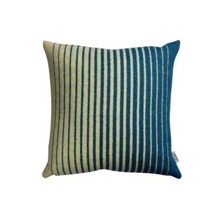 Røros Tweed,Lammwollkissen Åsmund Gradient 50 x 50 cm von Røros Tweed,Gelb/Blau,Wohntextilien,Zierkissen