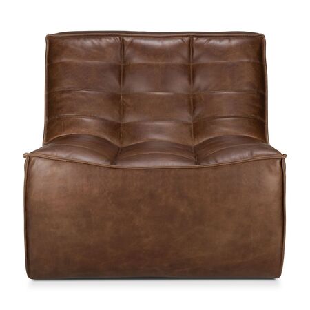 Ethnicraft N701 Modulsofa 1 Sitzer 1-Sitzer / B: 91 cm, Chestnut
