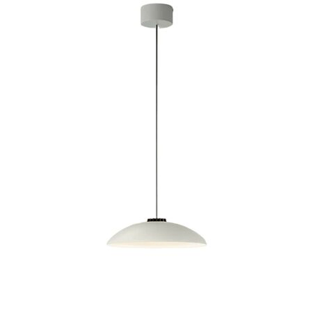 Santa & Cole Pendelleuchte HeadLed Metallic S von Santa & Cole White, 3 M / 118.1", White Surface Dimmable DALI