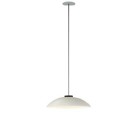 Santa & Cole Pendelleuchte HeadLed Metallic S von Santa & Cole White, 3 M / 118.1", White Built-In (Not Dimmable)