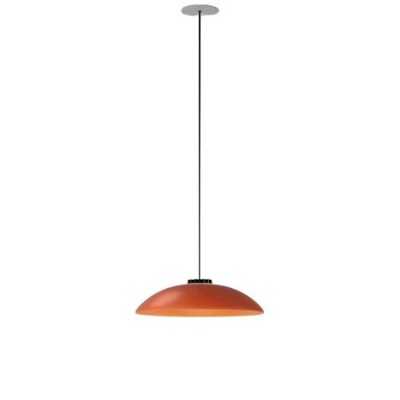 Santa & Cole Pendelleuchte HeadLed Metallic S von Santa & Cole Hematite Red, 3 M / 118.1", White Built-In (Not Dimmable)