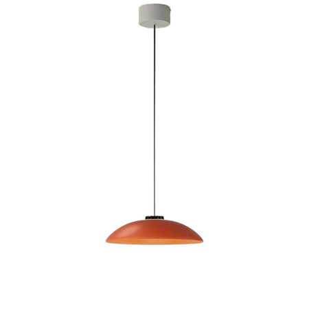 Santa & Cole Pendelleuchte HeadLed Metallic S von Santa & Cole Hematite Red, 3 M / 118.1", White Surface (Not Dimmable)