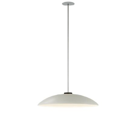 Santa & Cole Pendelleuchte HeadLed Metallic M von Santa & Cole White, 3 M / 118.1", White Built-In (Not Dimmable)