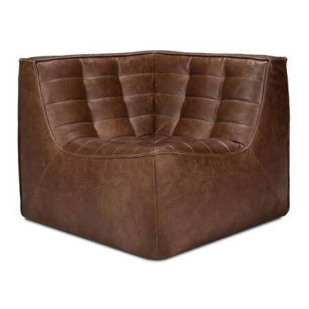 Ethnicraft N701 Modulsofa 90° Ecke eckig 90° Ecke / eckig, Chestnut