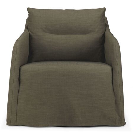 Ethnicraft_21411_Weave_lounge_chair_Green_linen_with_removable